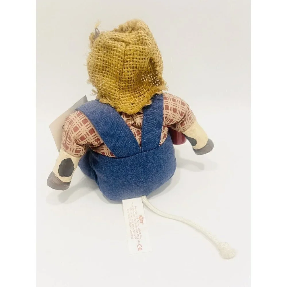 Farmer Cow Elmer Moo Shelf Sitter Figure Kathleen Kelly Critter Country Folks